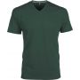 MEN'S SHORT-SLEEVED V-NECK T-SHIRT, Forest Green