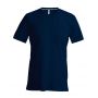 MEN'S SHORT-SLEEVED V-NECK T-SHIRT, Navy