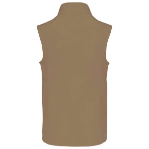 MEN'S SOFTSHELL BODYWARMER, Camel (Vests)