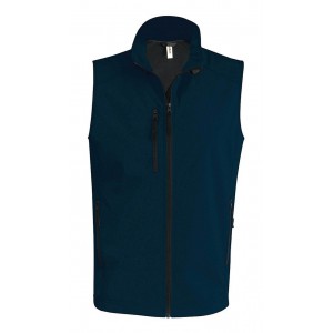 MEN'S SOFTSHELL BODYWARMER, Navy (Vests)