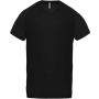 MEN?S V-NECK SHORT SLEEVE SPORTS T-SHIRT, Black