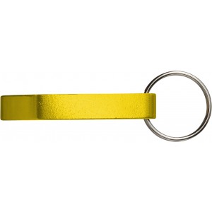 Metal 2-in-1 key holder Felix, yellow (Keychains)