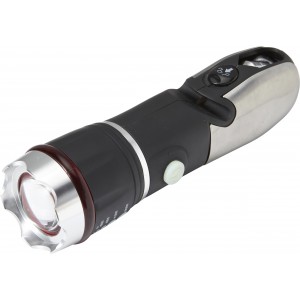 Metal 8-in-1 torch Amayah, black (Car accesories)