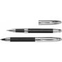 Metal ballpen and rollerball, black