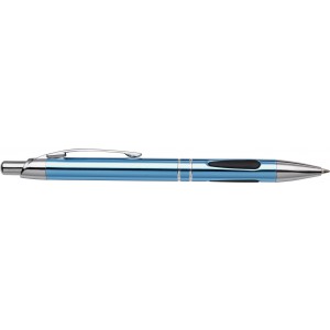 Metal ballpen Kasper, light blue (Metallic pen)