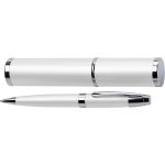 Metal ballpen Mark, white (4580-02CD)