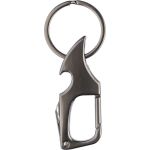 Metal carabiner keychain Bella, gun metal (1171292-411)