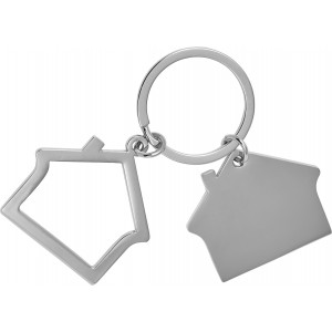 Zinc alloy key holder Amaro, silver (Keychains)