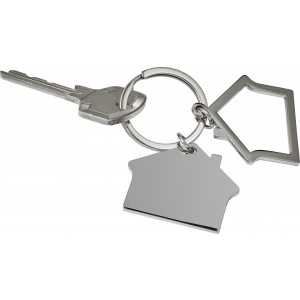 Zinc alloy key holder Amaro, silver (Keychains)