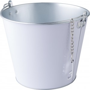 Iron and aluminium ice bucket Corey, white (Metal kitchen equipments)
