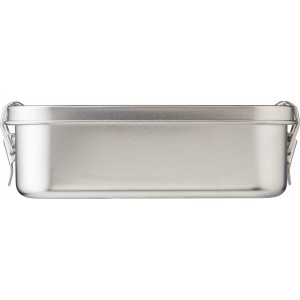 Stainless steel lunch box Kasen, silver (Metal kitchen equipments)