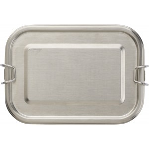 Stainless steel lunch box Reese, silver (Metal kitchen equipments)