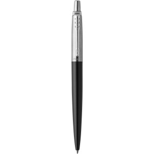 Jotter Bond Street ballpoint pen, solid black,Silver (Metallic pen)