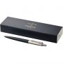 Jotter Bond Street ballpoint pen, solid black,Silver