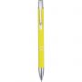 Moneta aluminium click ballpoint pen, Yellow