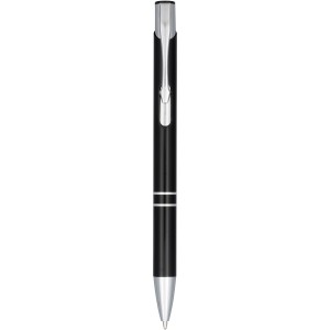 Moneta anodized aluminium click ballpoint pen- Black Ink, so (Metallic pen)