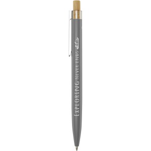 Nooshin recycled aluminium ballpoint pen, Grey (Metallic pen)