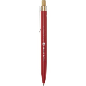 Nooshin recycled aluminium ballpoint pen, Red (Metallic pen)