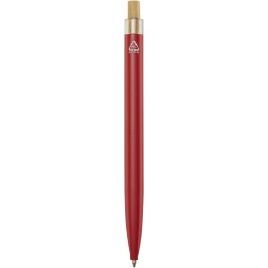 Nooshin recycled aluminium ballpoint pen, Red (Metallic pen)