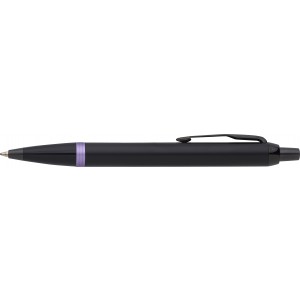 Parker IM Vibrant Rings PVD ballpoint pen, black/purple (Metallic pen)