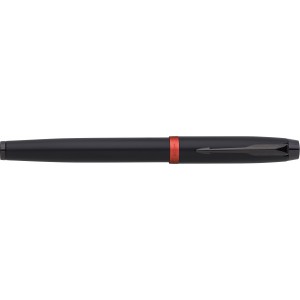 Parker IM Vibrant Rings PVD rollerball, black/orange (Metallic pen)