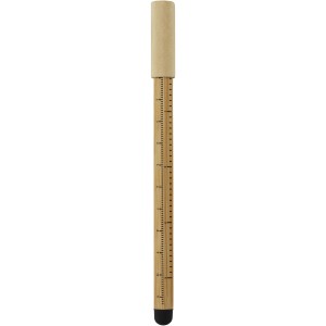 Mezuri bamboo inkless pen, Natural (Wooden, bamboo, carton pen)