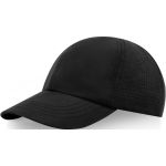 Mica 6 panel GRS recycled cool fit cap, Solid black (37516900)