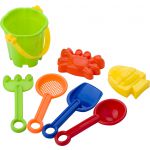Mini beach bucket in four colours., custom/multicolor (5856-09)