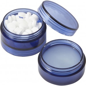 Mint holder with lip balm, cobalt blue (Food)