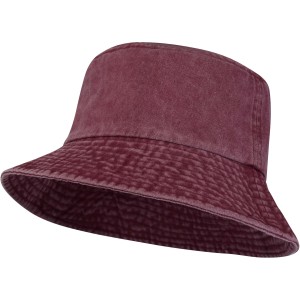 Mitica washed sun hat, Burgundy <font size=1>[ENG]</font>