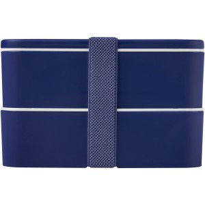 MIYO double layer lunch box, Blue, Blue, Blue (Plastic kitchen equipments)