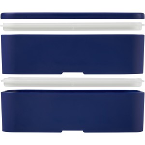 MIYO double layer lunch box, Blue, Blue, Blue (Plastic kitchen equipments)