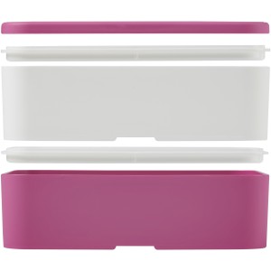 MIYO double layer lunch box, Pink, White, White (Plastic kitchen equipments)