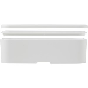 MIYO Pure single layer lunch box, White, White (Plastic kitchen equipments)