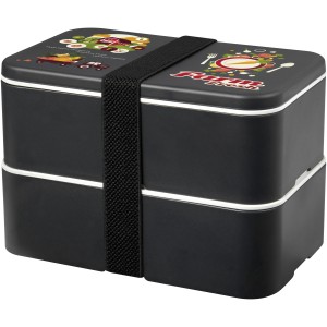 MIYO Renew double layer lunch box, Granite, Granite, Solid b (Plastic kitchen equipments)