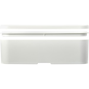 MIYO Renew single layer lunch box, Ivory white (Plastic kitchen equipments)