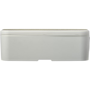 MIYO Renew single layer lunch box, Ivory white, Pebble grey (Plastic kitchen equipments)