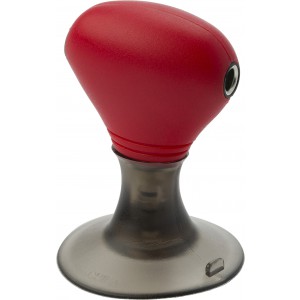 Phone stand/earphone splitter., red (Office desk equipment)