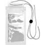 PVC pouch for mobile devices Emily, white