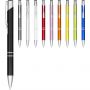 Moneta anodized aluminium click ballpoint pen- Black Ink, Bl