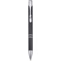 Moneta recycled aluminium ballpoint pen (blue ink), Solid bl