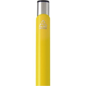 Moneta recycled aluminium ballpoint pen (blue ink), Yellow (Metallic pen)