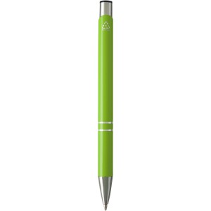 Moneta recycled aluminium ballpoint pen, Green (Metallic pen)