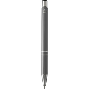 Moneta recycled aluminium ballpoint pen, Grey (Metallic pen)