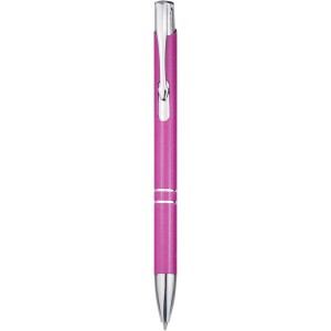 Moneta recycled aluminium ballpoint pen, Pink (Metallic pen)