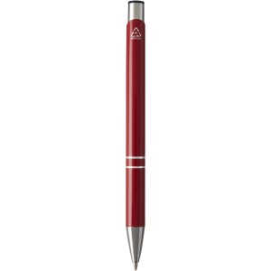 Moneta recycled aluminium ballpoint pen, Red (Metallic pen)