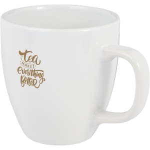 Moni 430 ml ceramic mug, White (Mugs)