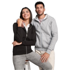 Montblanc unisex full zip hoodie, Marl Grey (Pullovers)