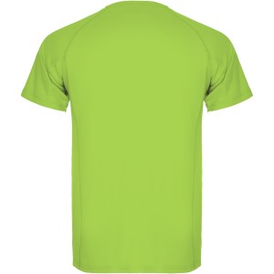 Montecarlo short sleeve men's sports t-shirt, Lime / Green Lime (T-shirt, mixed fiber, synthetic)