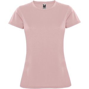 Montecarlo short sleeve women's sports t-shirt, Light pink (T-shirt, mixed fiber, synthetic)